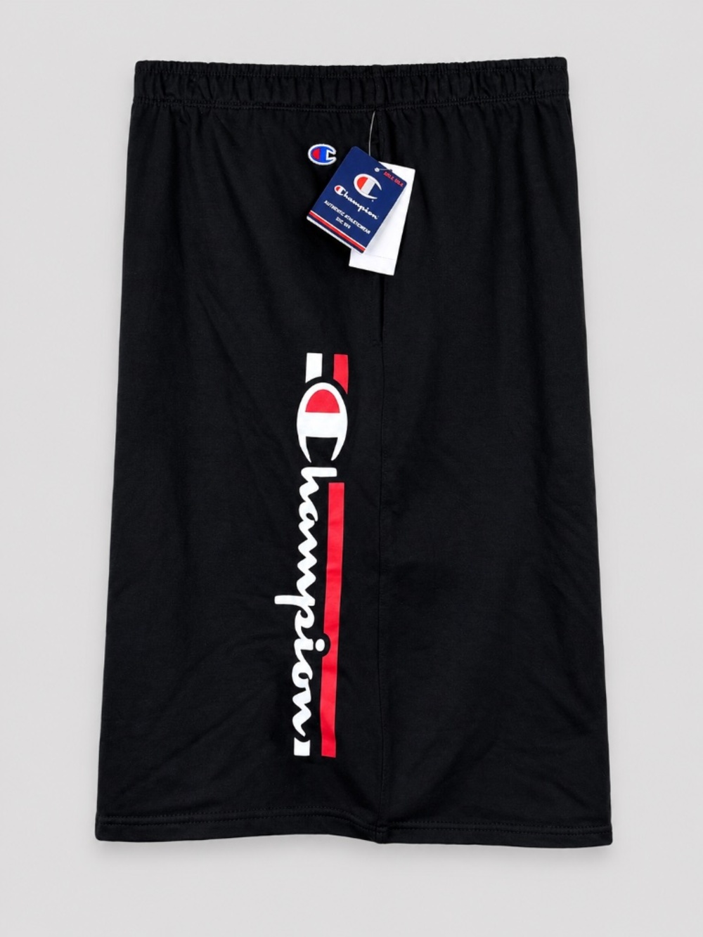 Champion Big & Tall Black Drawstring Waist Sportwear Athletic Sweat Shorts 6XL
